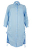 Blouse dress LINEN - light blue - #4