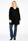 Tunic wide bottom COTTON - black 