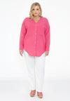 Blouse oversized LINEN - pink